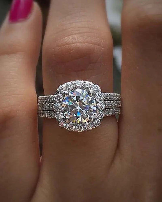JJ CHIC Bague Full Pavé