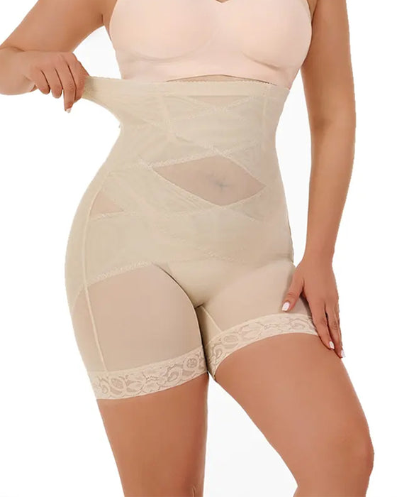 Culotte Taille Croisée Ventre Plat Affermissement Fessier Gainant