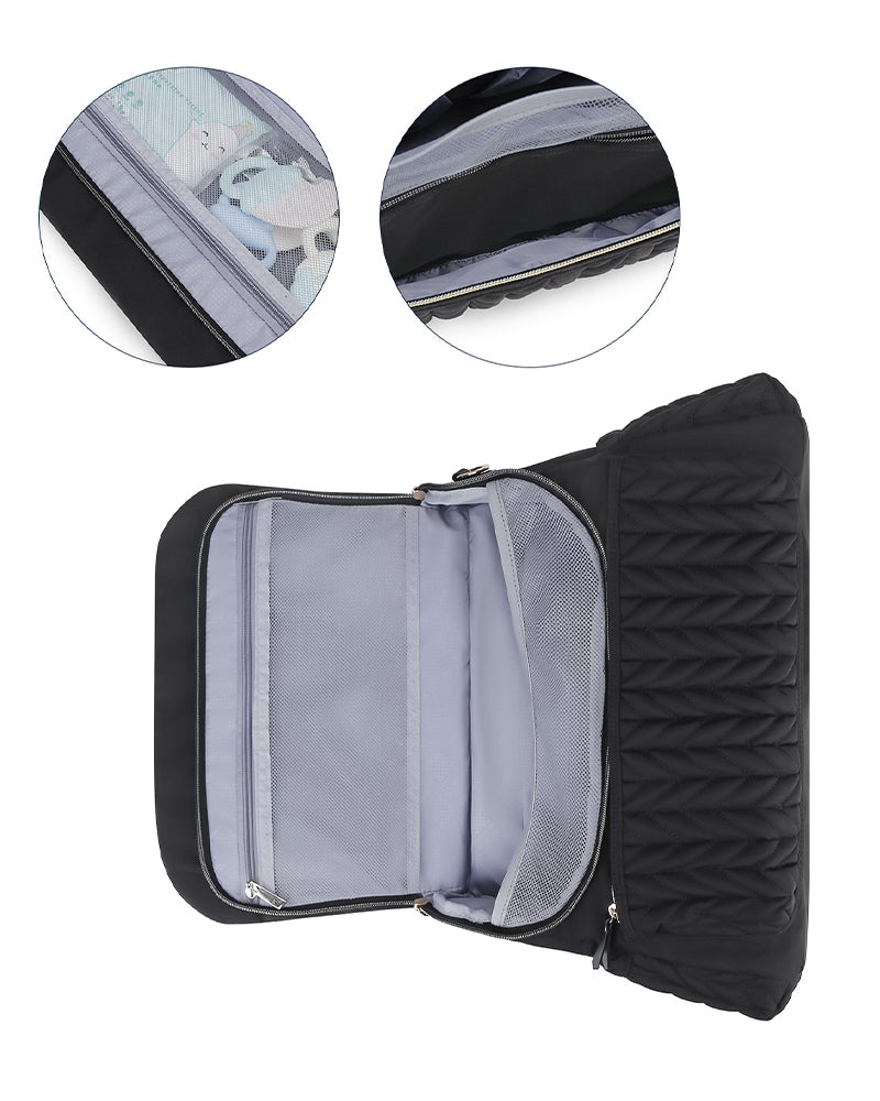 Sac Matelassé Double-Épaule Maman