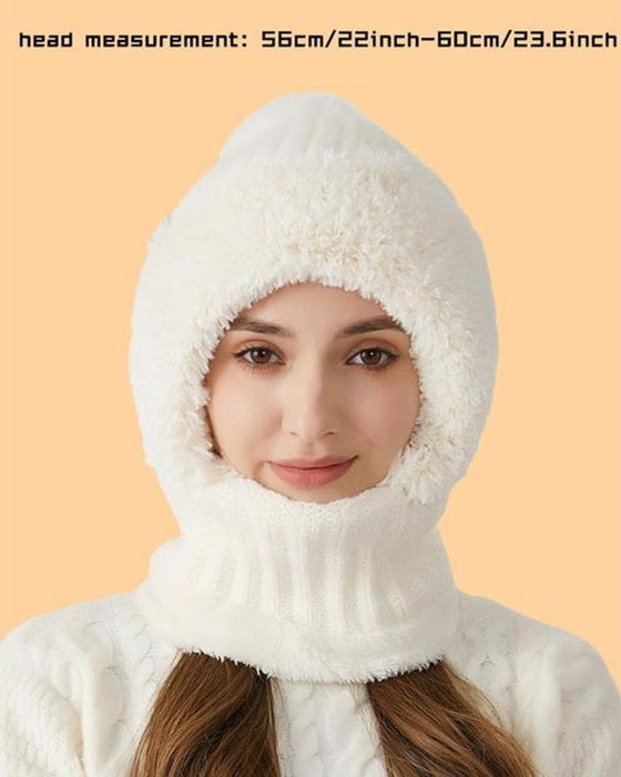 Bonnet Femme Uni Décoré D’Un Pompon