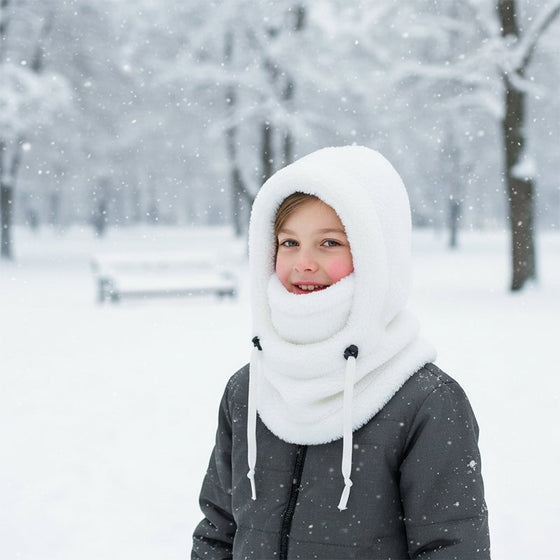 Cagoule D'hiver Polaire 3-En-1 Pour Enfants
