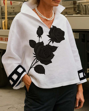 Chemisier élégant imprimé mode