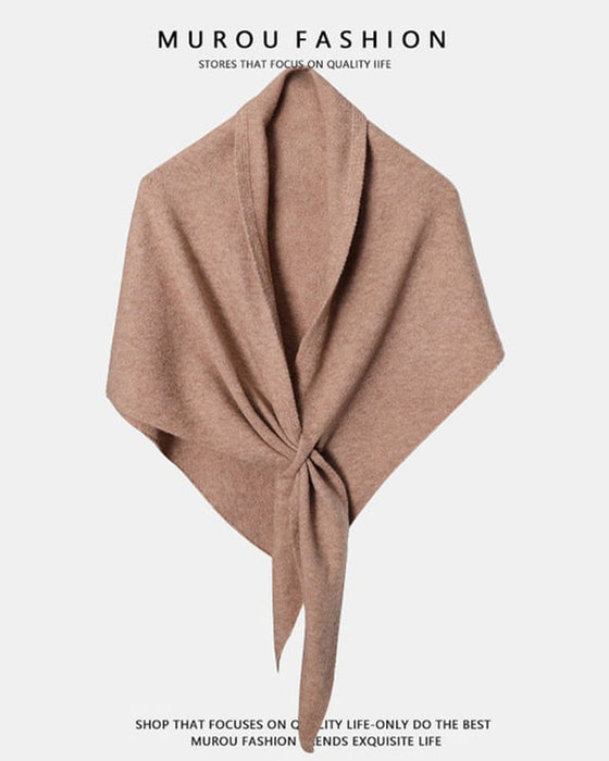 Châle Cape Tendance Uni Triangle