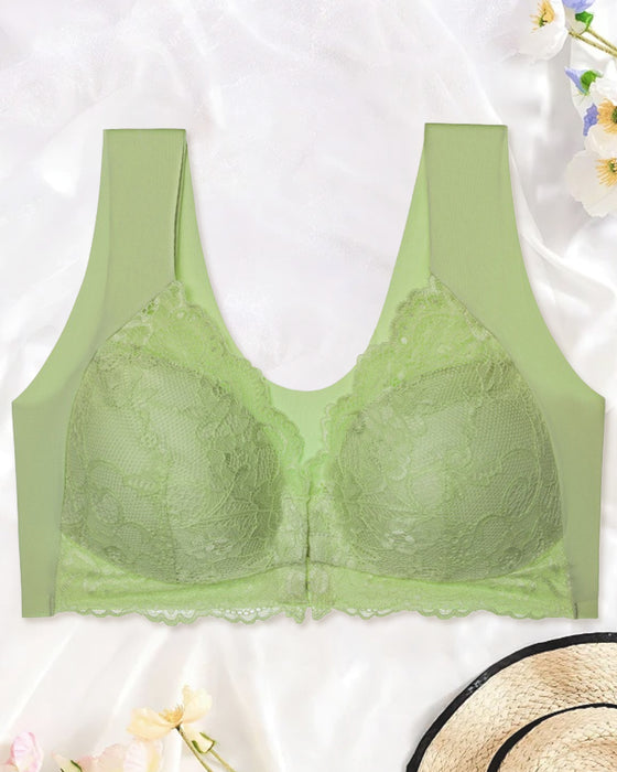 Soutien-Gorge Sans Couture Push Up Dentelle