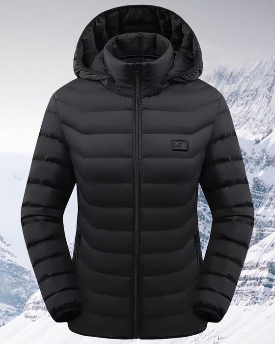 Manteau Intelligent Chauffant En Coton À Capuche