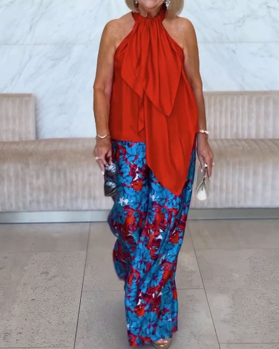 Débardeur Ruban Sans Manches Soutien Nuque