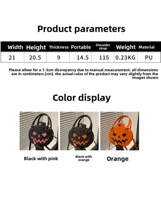 2026 Halloween Sac Citrouille – Joli Sac Bandoulière & Sac À Épaule Pour Femmes