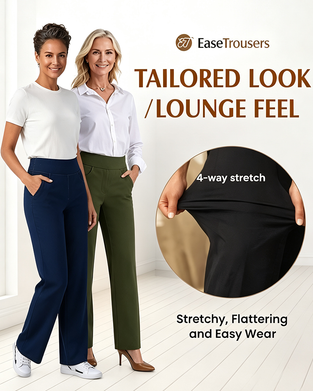 Pantalon Femme Taille Haute Extensible Décontracté Yoga Jambe Large