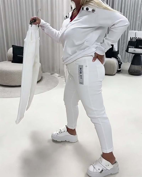 Pantalon Mode Élastique Cordon