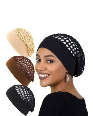 Bonnet Élastique À Large Bord Pour Sommeil