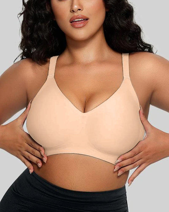Soutien-Gorge Femme Confortable Sans Coutures Bonnets Complets Doux et Crémeux