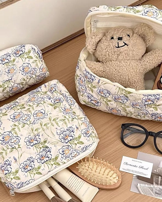 Ensemble de trousses de maquillage trois pièces