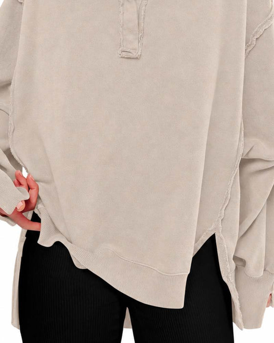 Sweat Uni Manches Longues