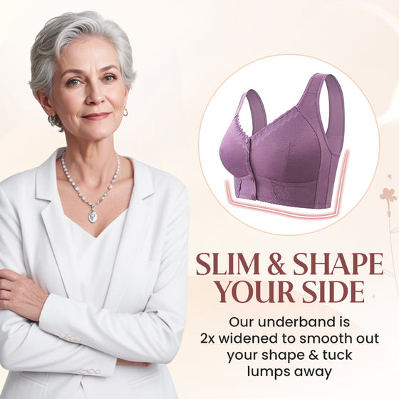 Fermeture avant Soutien-gorge respirant pour Seniors