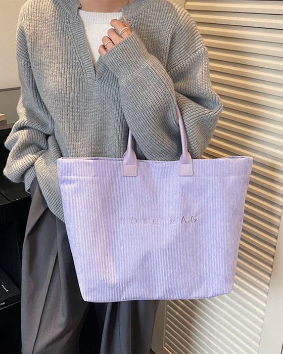 Sac Imprimé Lettre Tote