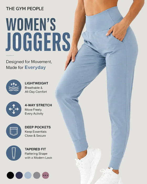 Pantalon Taille Haute Poche Unie Long