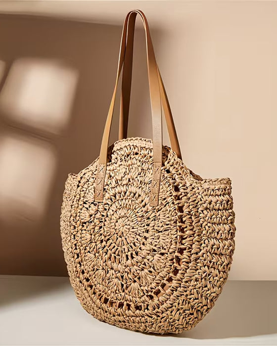 Sac Paille Tressée À La Main