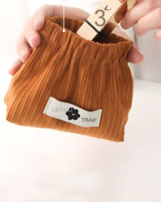 Corduroy Élastique Attache Cheveux Organizer