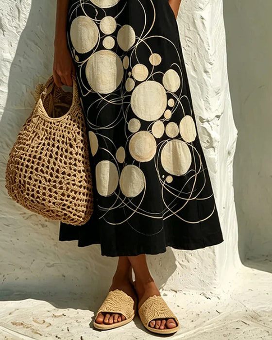 Robe Col Nu Pois Chic