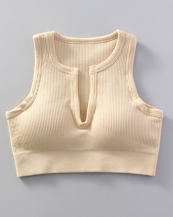 Débardeur Yoga Sportif Avec Soutien-Gorge