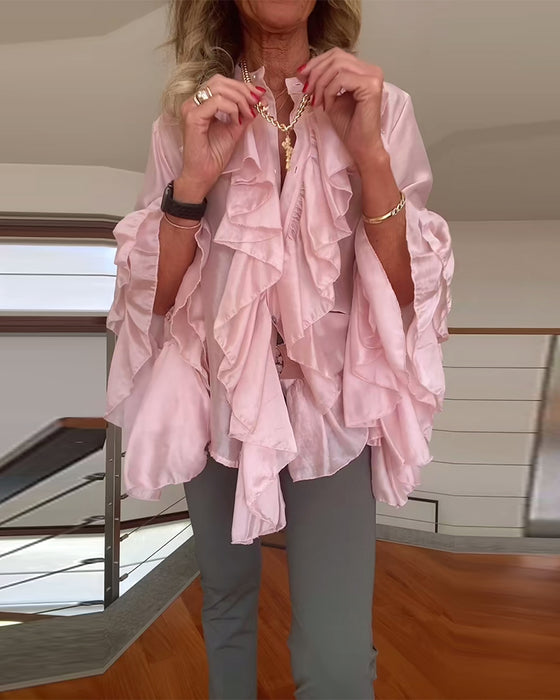 Blouse à la Mode à Volants