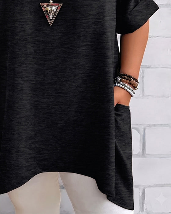 T-Shirt Ample Poche Latérale