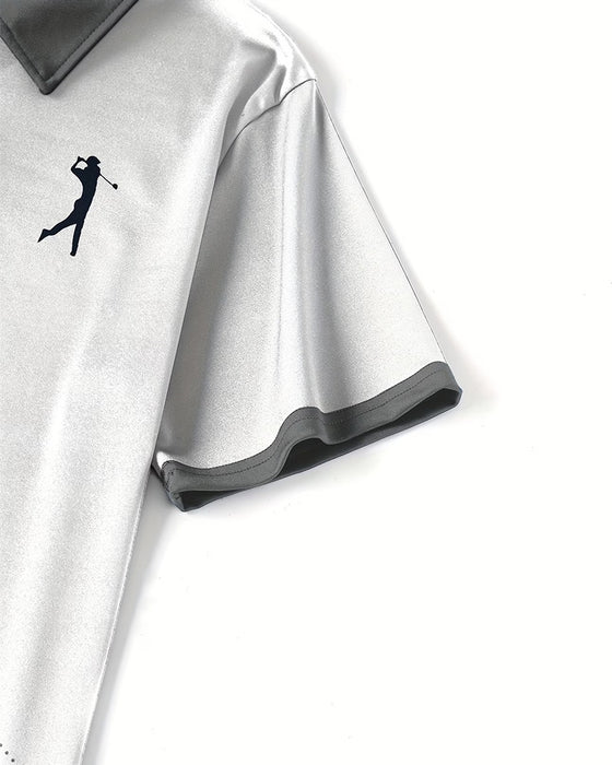 T-Shirt Homme Décontracté À Revers