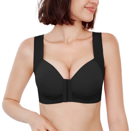 Soutien-Gorge Push-Up Sans Armatures Avec Fermeture Frontale Sans Coutures