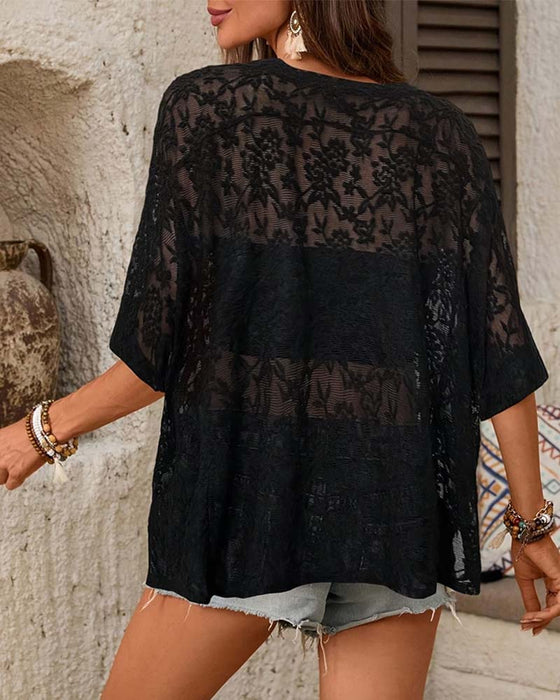 Cover-Up Sheer Dentelle