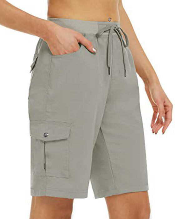 Shorts Femmes Short Cargo Séchage Rapide Avec Poches