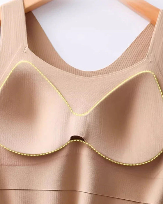 Gilet Thermique Femme avec Soutien-Gorge Intégré