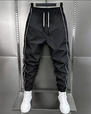 Pantalon Homme Décontracté Taille Mi-Haut