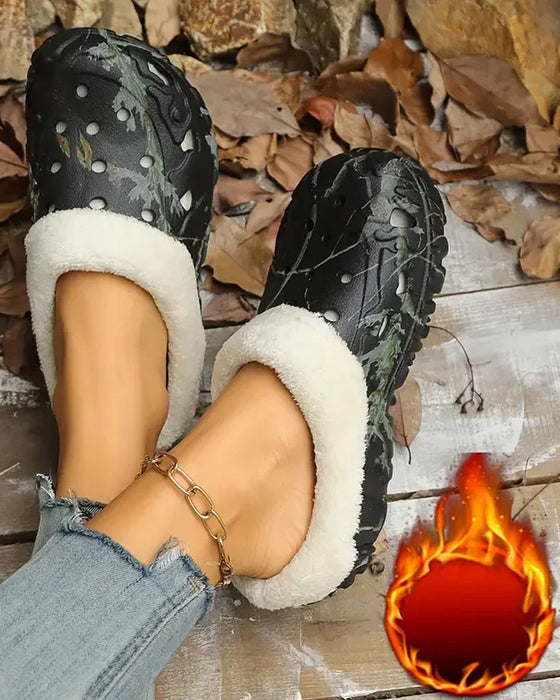 Chaussons motif élégant antidérapant