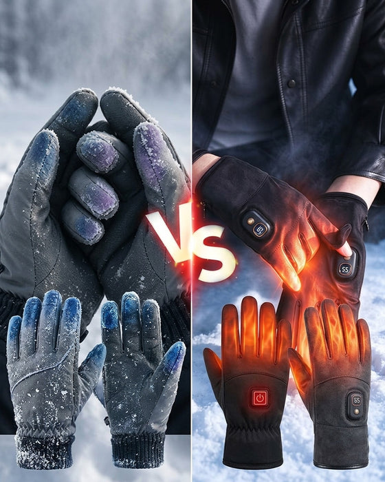 Gants Rechargeables Électriquement Chauffés Hiver