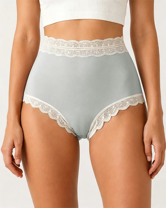 Lingerie Taille Haute Contrôle Du Ventre Sans Couture Dentelle