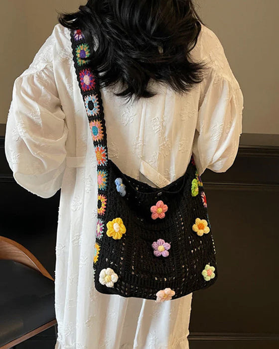 Sac Femme'S Ethnique Crochet Corps Croisé
