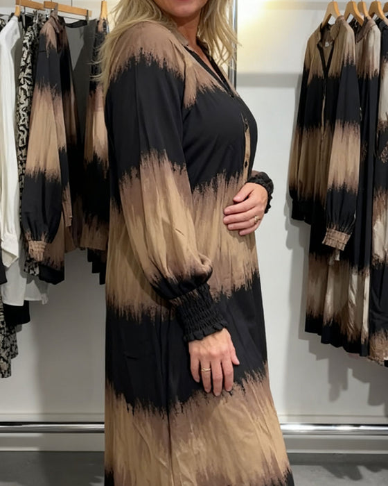 Robe Manches Longues Dégradé