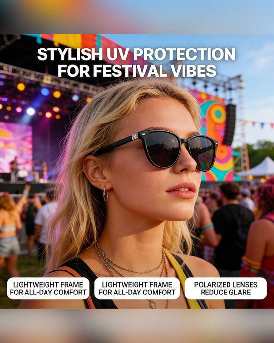 Lunettes De Soleil Grand Style Polarisées
