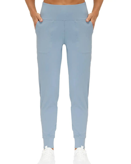 Pantalon Taille Haute Poche Unie Long