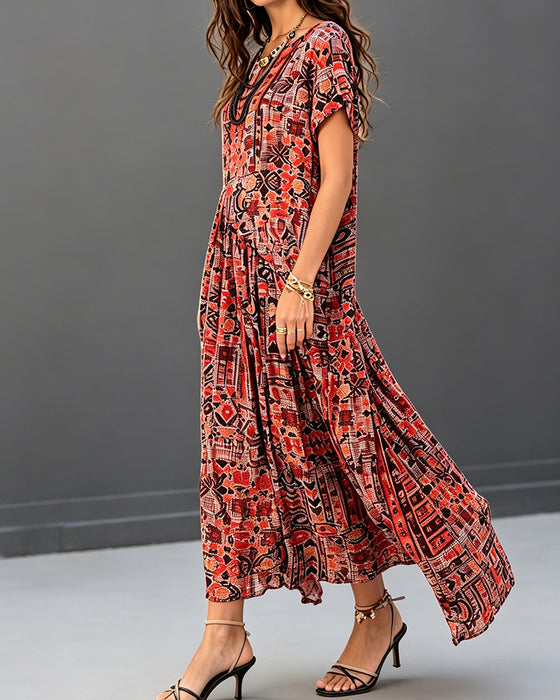 Robe Décontractée Manches Courtes
