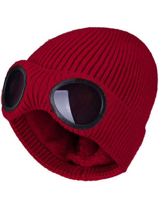 Bonnet Unisexe Uni Avec Design De Lentille De Lunettes