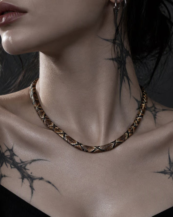 Collier Statement Serpent – Un Symbole de Mystère & de Pouvoir