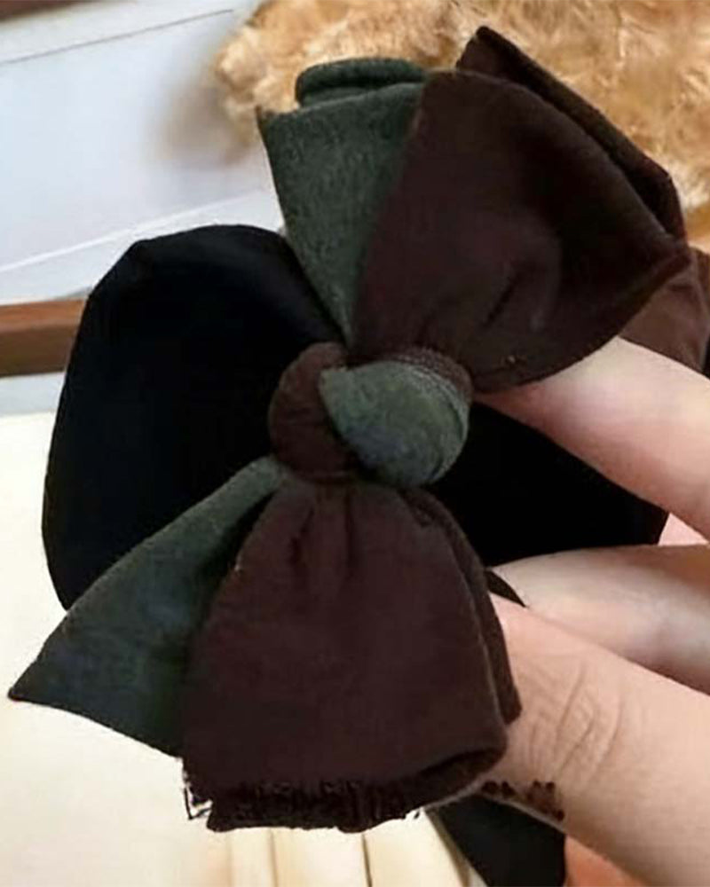 Élastique À Cheveux Élégant Élastique Nœud