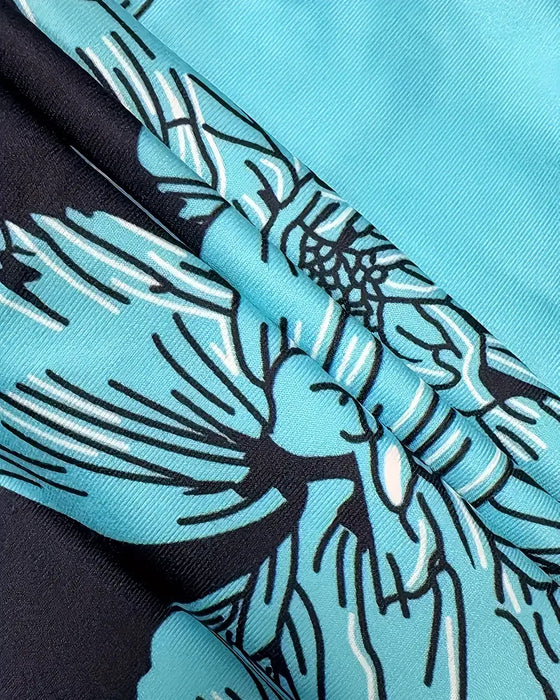 Débardeur À Col En V Sans Manches Imprimé Colorblock