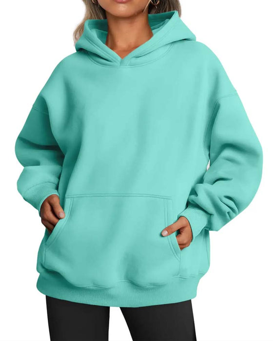 Hoodie Unie Manche Longue Décontracté