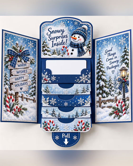 Livret Cascade Carte Cadeau De Noël