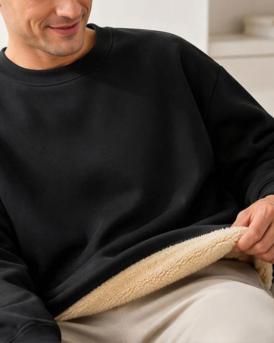 Sweatshirt Col Rond Unie Homme