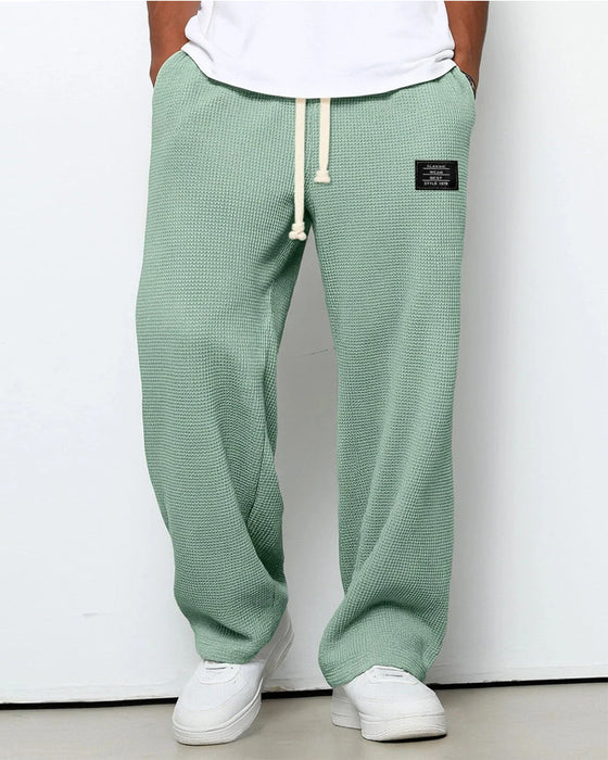 Pantalon Large Homme Confortable Avec Taille Ajustable