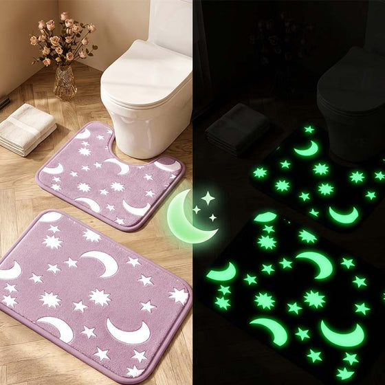 Tapis de sol en polaire corail luminescent