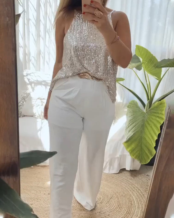 Camis décontractés réversibles devant et dos